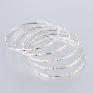 Set 5 Lắc Tay Kiểu Dáng Đơn Giản Cổ Điển