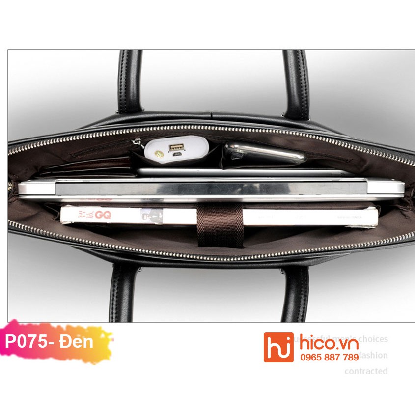 XẢ KHO CẶP DA CÔNG SỞ P075 - KIỂU DÁNG SANG TRỌNG - THỂ HIỆN ĐẲNG CẤP QUÝ ÔNG