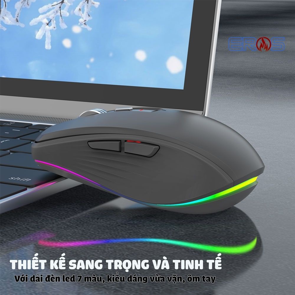 CHUỘT KHÔNG DÂY FMOUSE M303 CHẾ ĐỘ KẾT NỐI KÉP|CHỐNG ỒN|THỜI TRANG