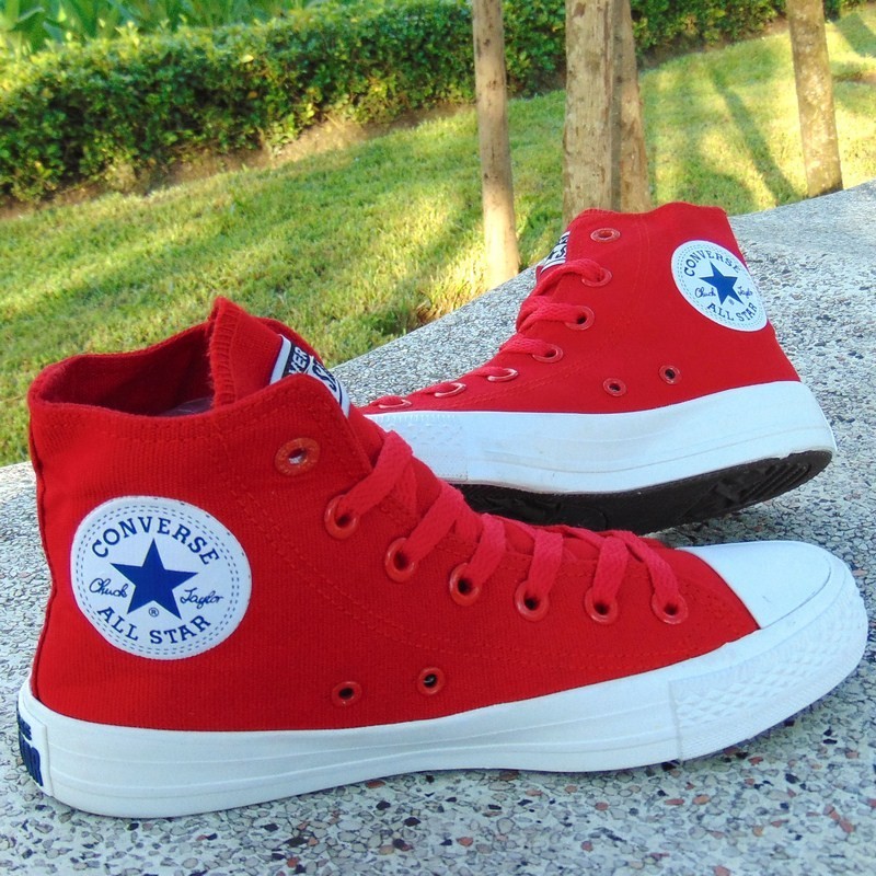 Giày Ck2 AllStar Nam Cổ Cao Đỏ Tươi