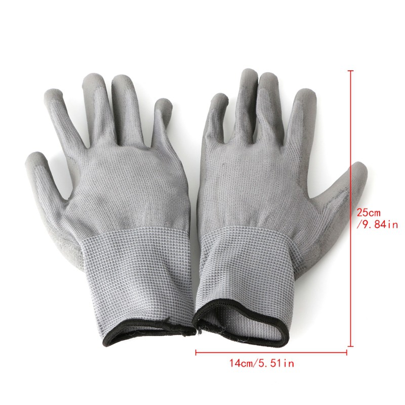 Găng tay bảo hộ lao động bằng nylon PU bền bỉ