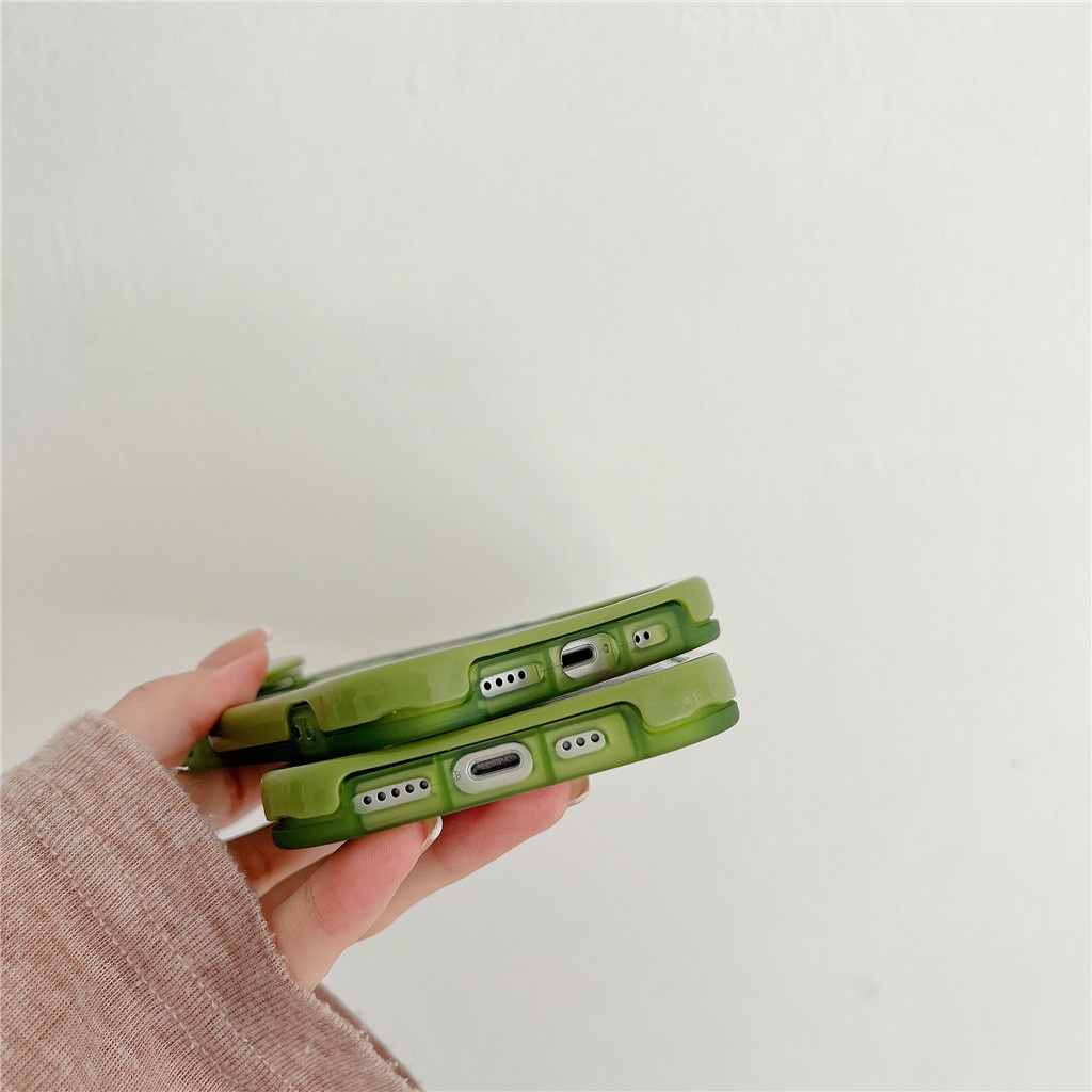 Ốp Điện Thoại TPU Mềm Hai Màu Có Giá Đỡ Cho iphone 13 Pro Max 12 Pro Max