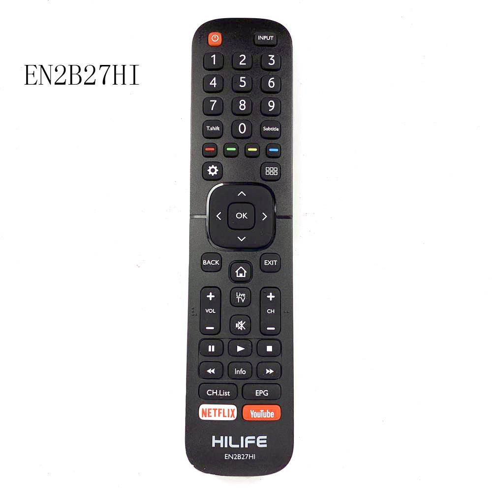 Điều Khiển Từ Xa Mới EN2B27HI EN2B27X Dành Cho Hisense HILIFE DEXP LCD Smart TV Với NETFLIX Ứng Dụng