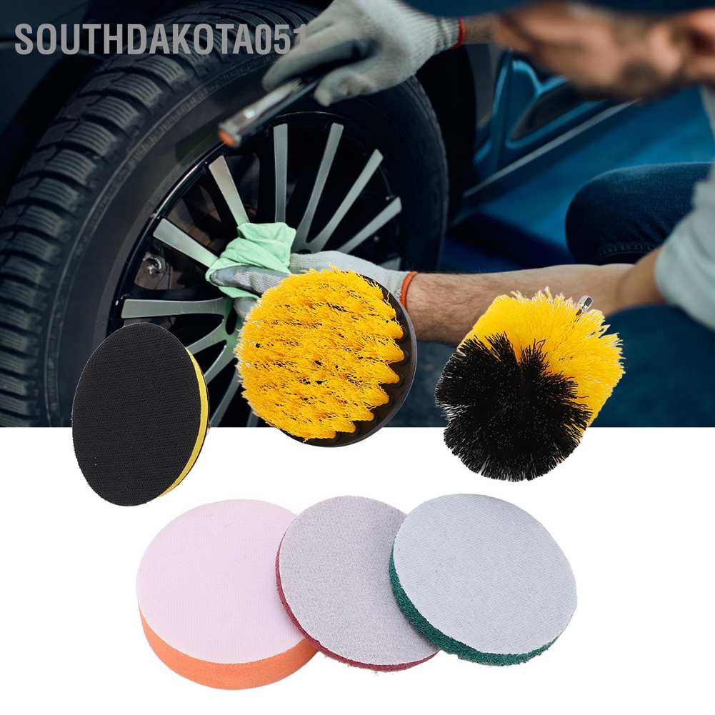 Đầu cọ gắn máy khoan vệ sinh xe hơi tiện lợi