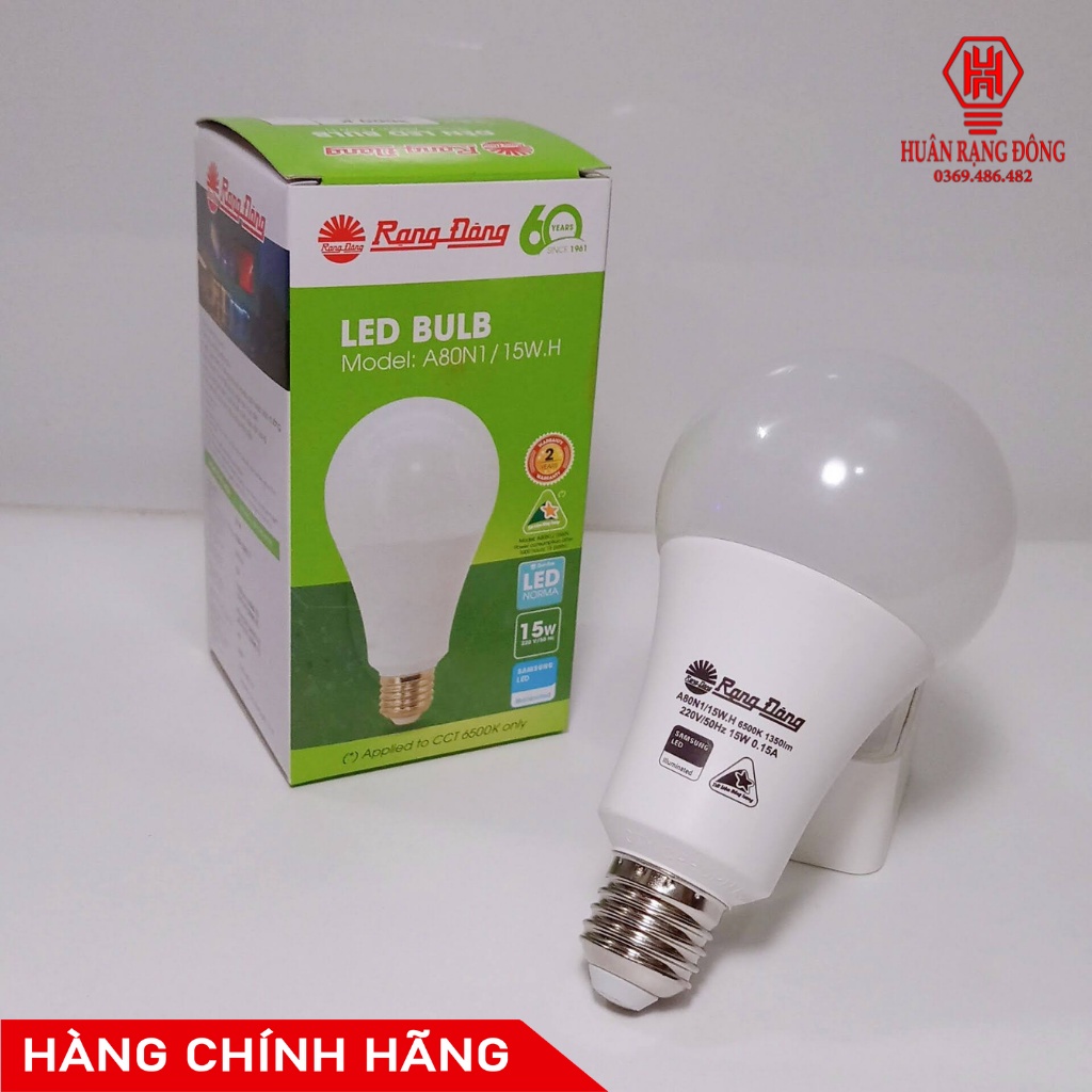 Bóng Đèn LED Bulb Rạng Đông 15W, 20W, 30W ChipLED SAMSUNG