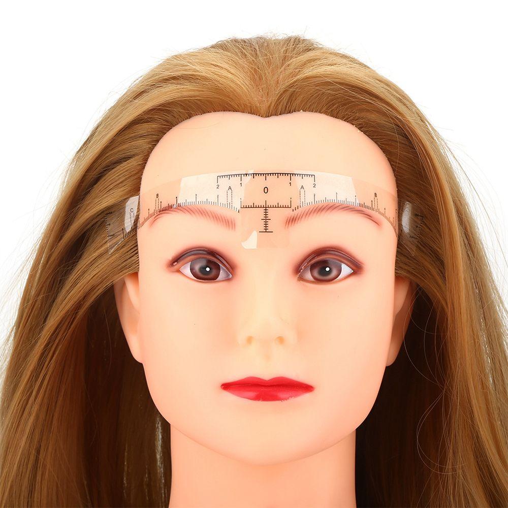 Bộ 50 Thước Dán Định Hình Lông Mày Bằng Nhựa Có Thể Tái Sử Dụng