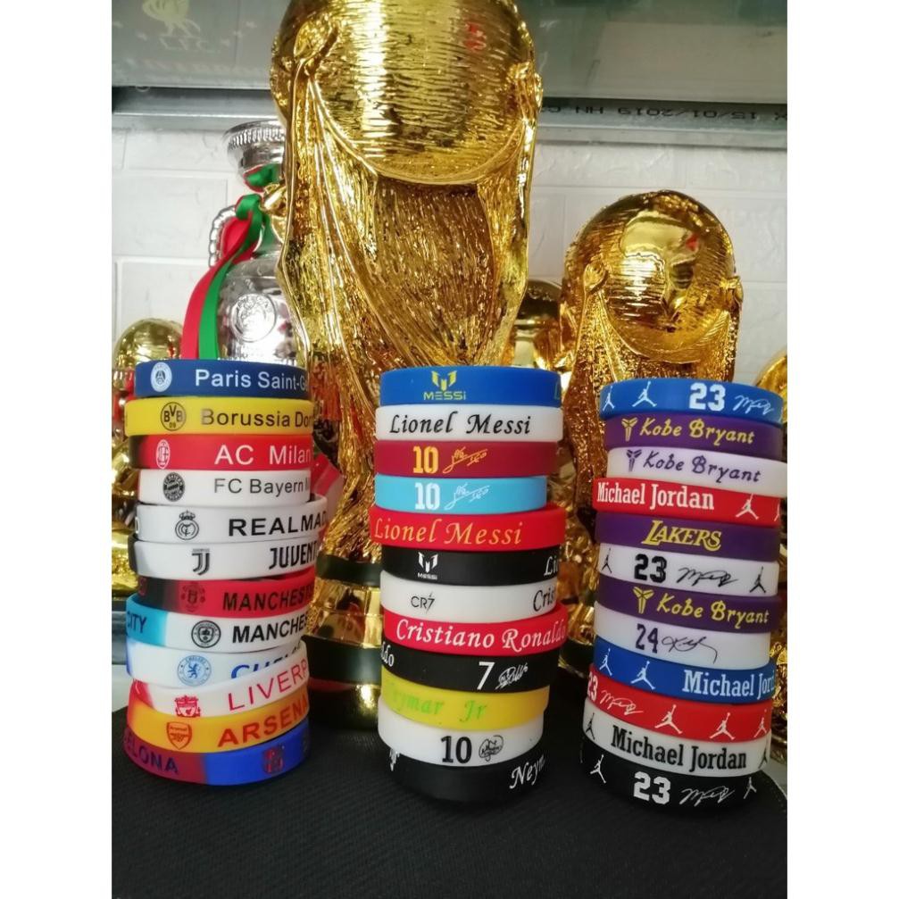 Ảnh thật vòng tay chữ kỹ Neymar Cr7 Messi - vòng tay Kobe Bryant Michael Jordan