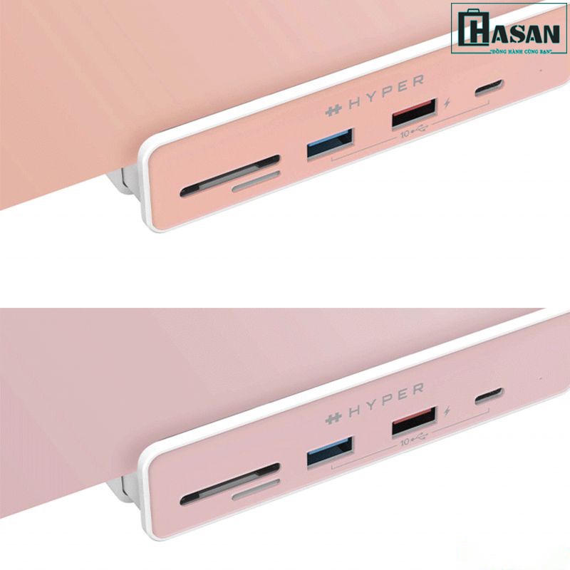 Cổng chuyển chuyên dụng iMac 24 inch HYPERDRIVE 6 in 1 USB-C HUB - HD34A8 kèm 7 miếng dán theo màu iMac 24 inch