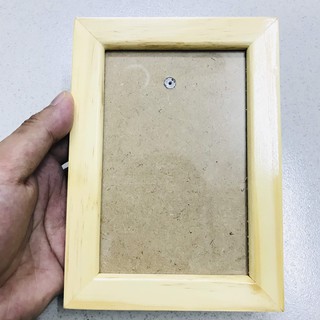 Khung ảnh cao cấp 10x15 Gỗ thông - Mặt Kính  ( Màu gỗ thuần )
