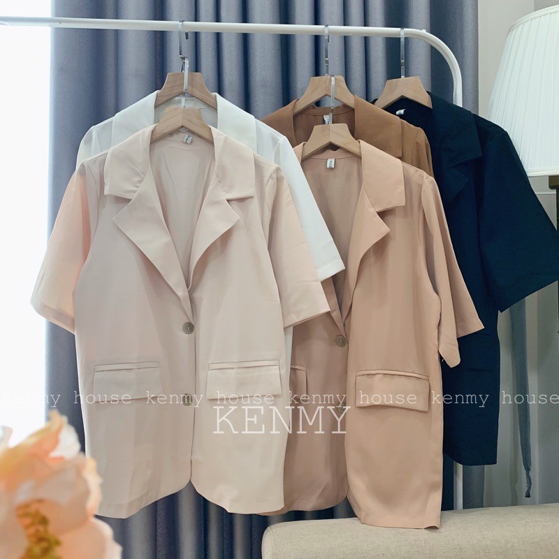Áo blazer tay ngắn ulzzang [ HÌNH THẬT ]