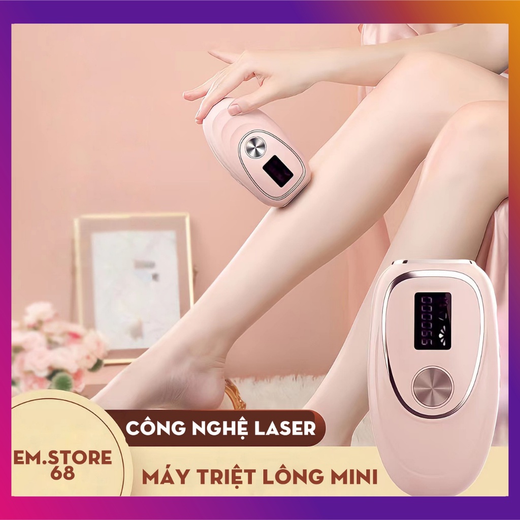 Máy triệt lông vĩnh viễn Triệt lông tận gốc bằng laser Triệt lông nách tay chân bikini Kem tẩy lông Sáp wax (BH 12th)