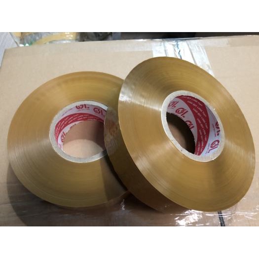 Băng keo vàng 900g - Băng keo đục loại lớn (loại tốt)