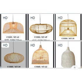 ĐÈN THẢ MÂY TRE TRANG TRÍ