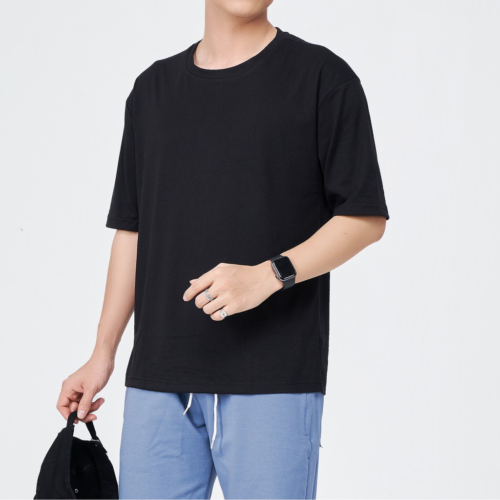 Áo Thun Tay Lỡ Unisex ROUGH, Chất Thun, Form Suông Thoải Mái