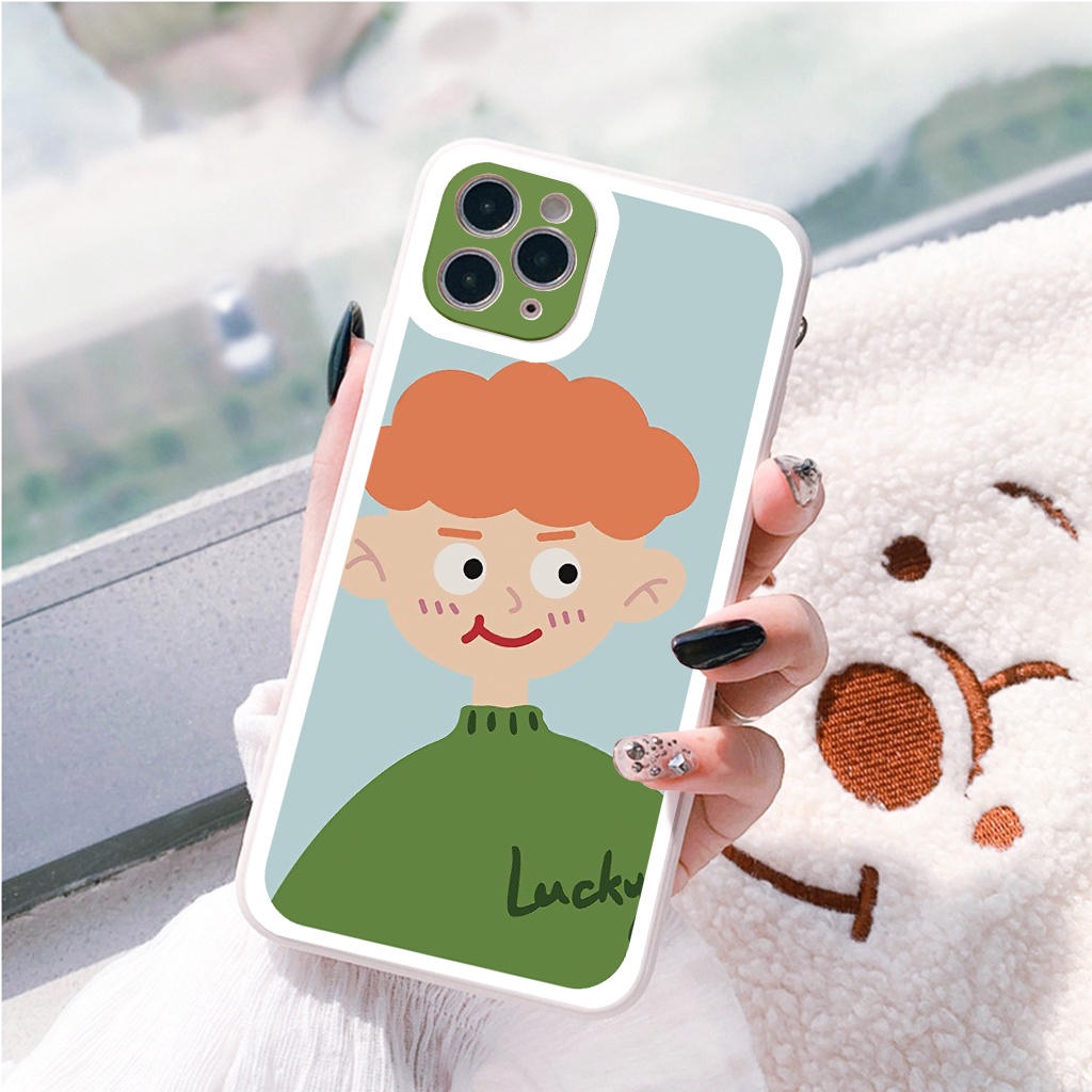 Ốp lưng iphone Happy Crush cạnh vuông ốp ip 6/6plus/6s/6splus/7/7plus/8/8plus/x/xr/xs/11/12/13/pro/max/plus/promax g10