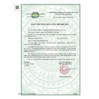 Sữa Bột Devondale Nguyên Kem 1kg
