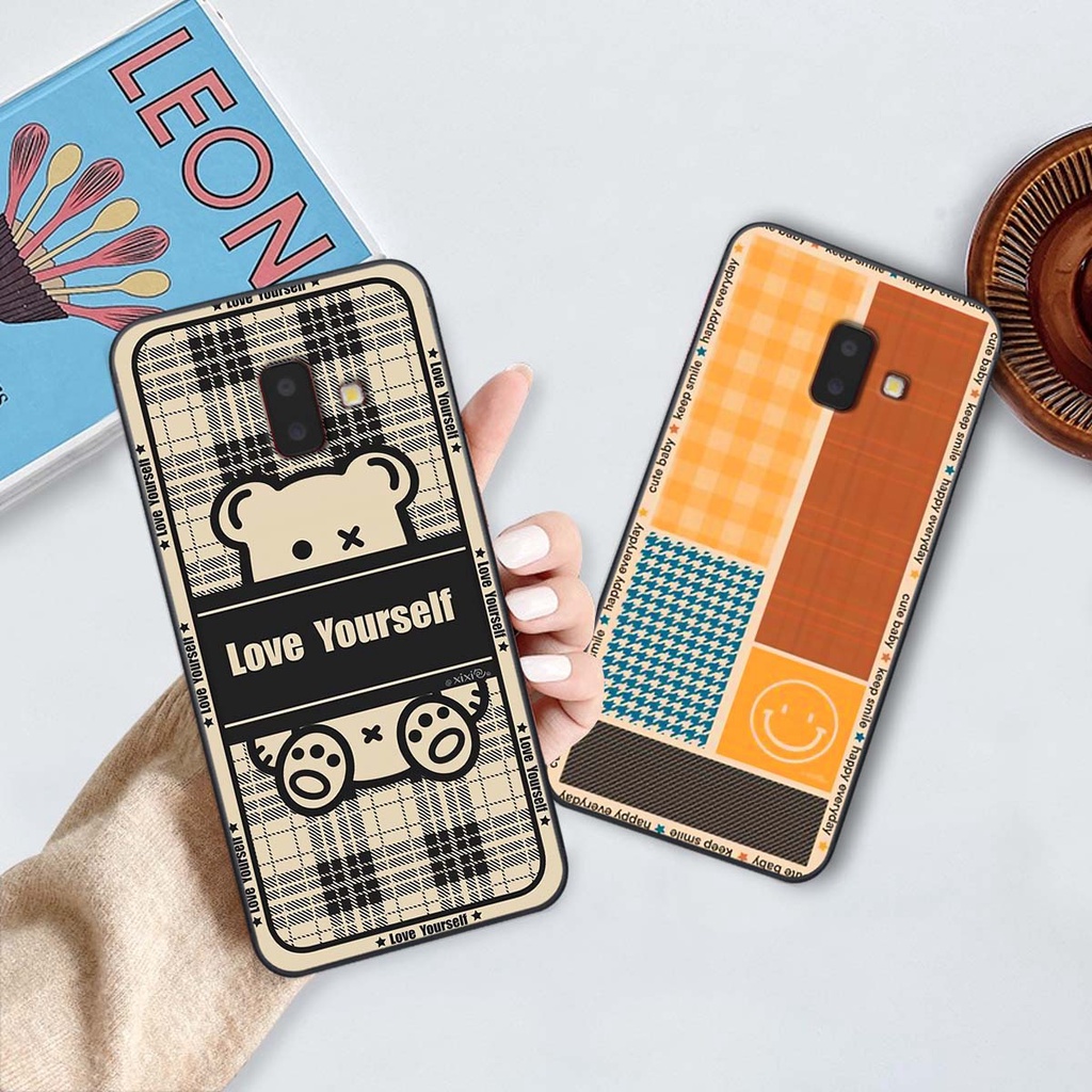 Ốp Samsung J6 / J6 Plus hoạ tiết cute dễ thương . Vỏ lưng SS chính hãng