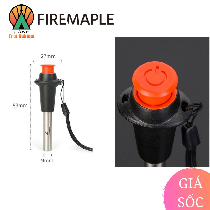 [CHÍNH HÃNG] Thanh Đánh Lửa Electric Eel Ignition Fire Maple FMP-IG01 Tiện Lợi Chuyên Dụng Cho Du Lịch, Dã Ngoại