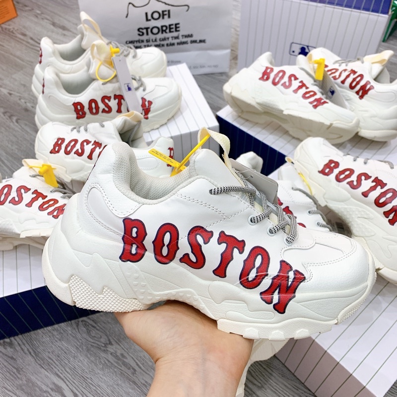 MLB Boston – Giày Thể Thao Nam Nữ mlb Boston IN 3D Đế Độn [Freeship-Bảo Hành 1 Năm] – Giày Boston