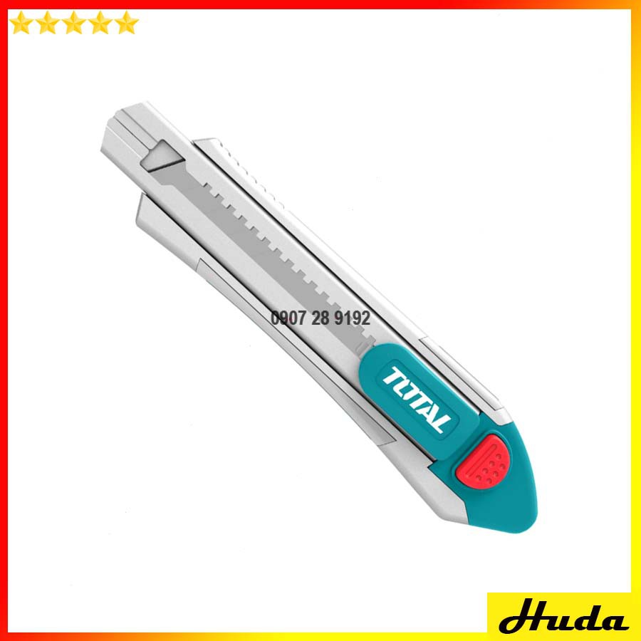 Dao rọc giấy cao cấp bằng nhựa ABS cứng chắc cắt giấy rọc băng keo thùng hàng bìa carton 18x100mm