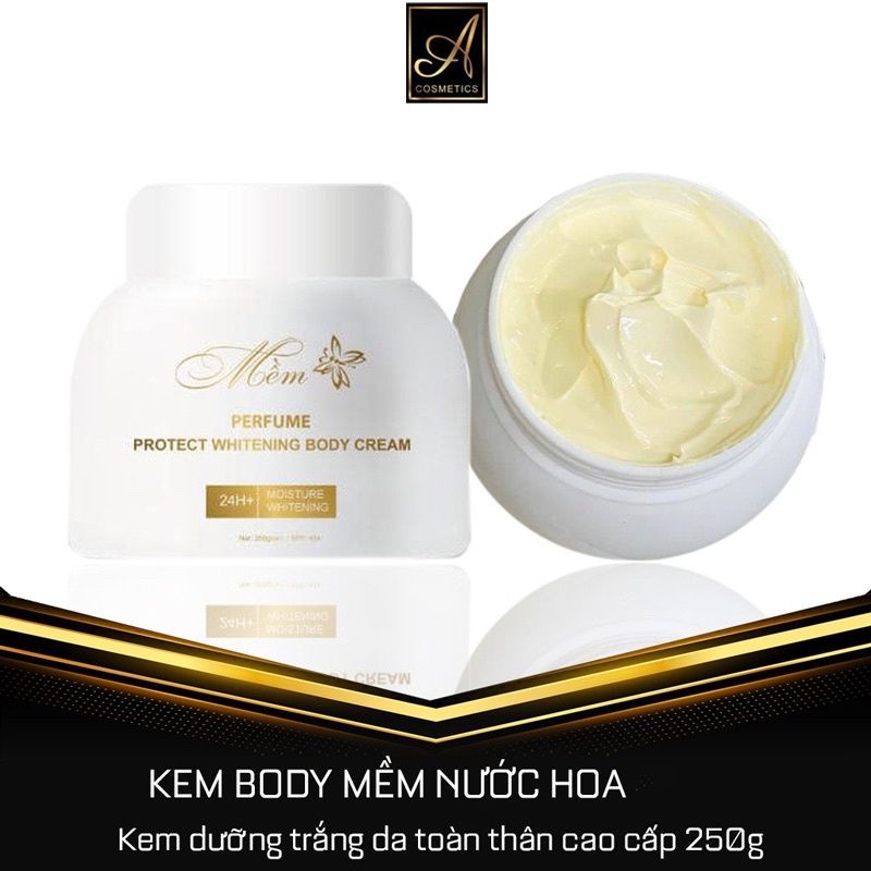 Kem Body A COSMETICS, Kem Dưỡng Trắng Da Toàn Thân 250g