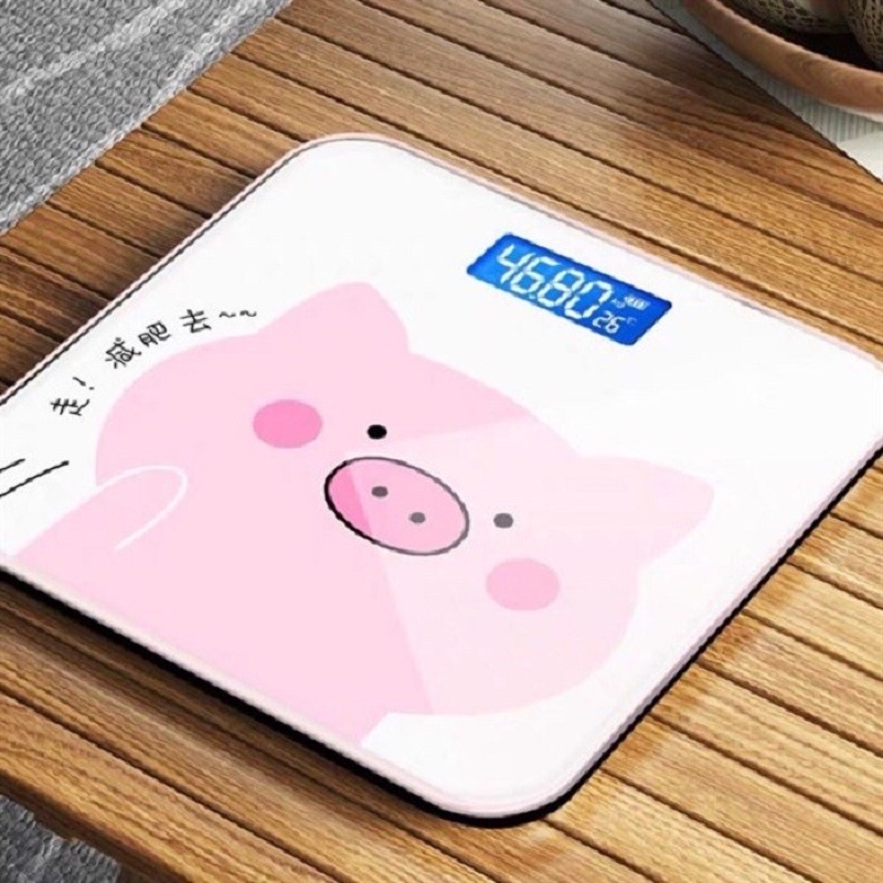 CÂN ĐIỆN TỬ HÌNH HEO DÙNG PIN SIÊU DỄ THƯƠNG