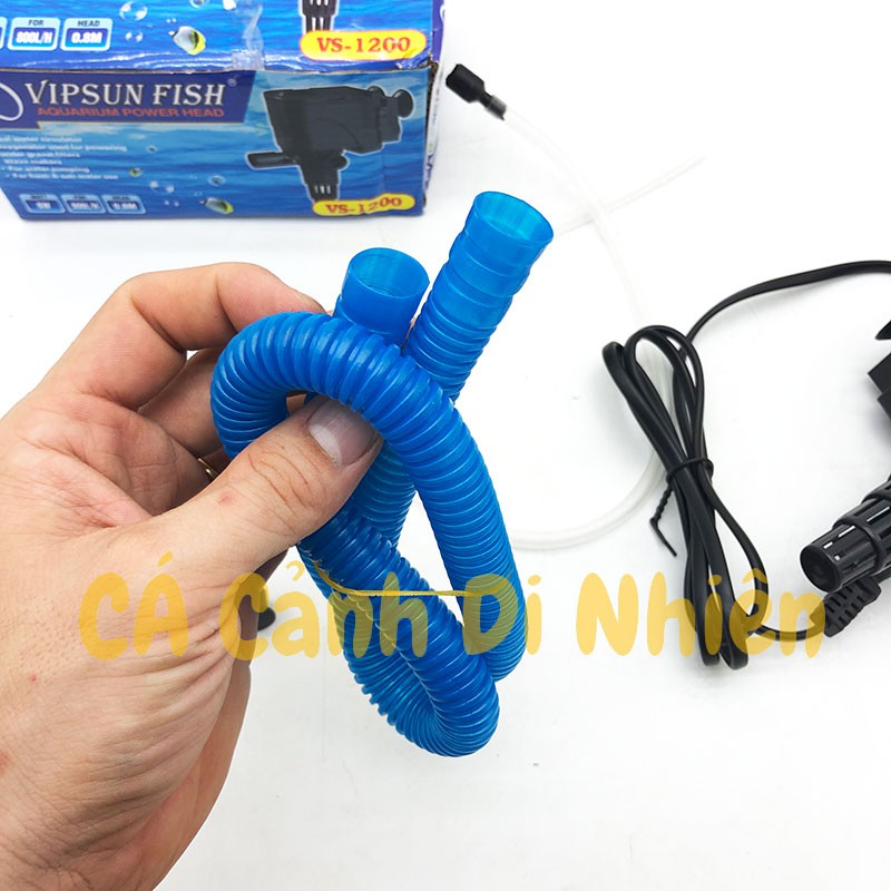 Máy bơm chìm 8W lọc nước VIPSUN VS-1200 cho hồ cá cảnh VS1200