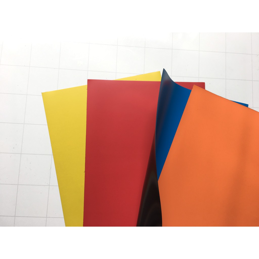 A4 nam châm dẻo, nam châm lá đa màu sắc dày 0.5mm