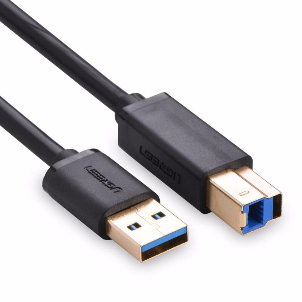 Dây máy in USB 3.0 đầu mạ vàng dài 2m UGREEN US210 10372