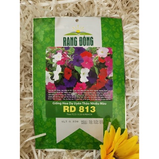 Hạt giống hoa dạ yên thảo nhiều màu rd 813 gói 0.03g