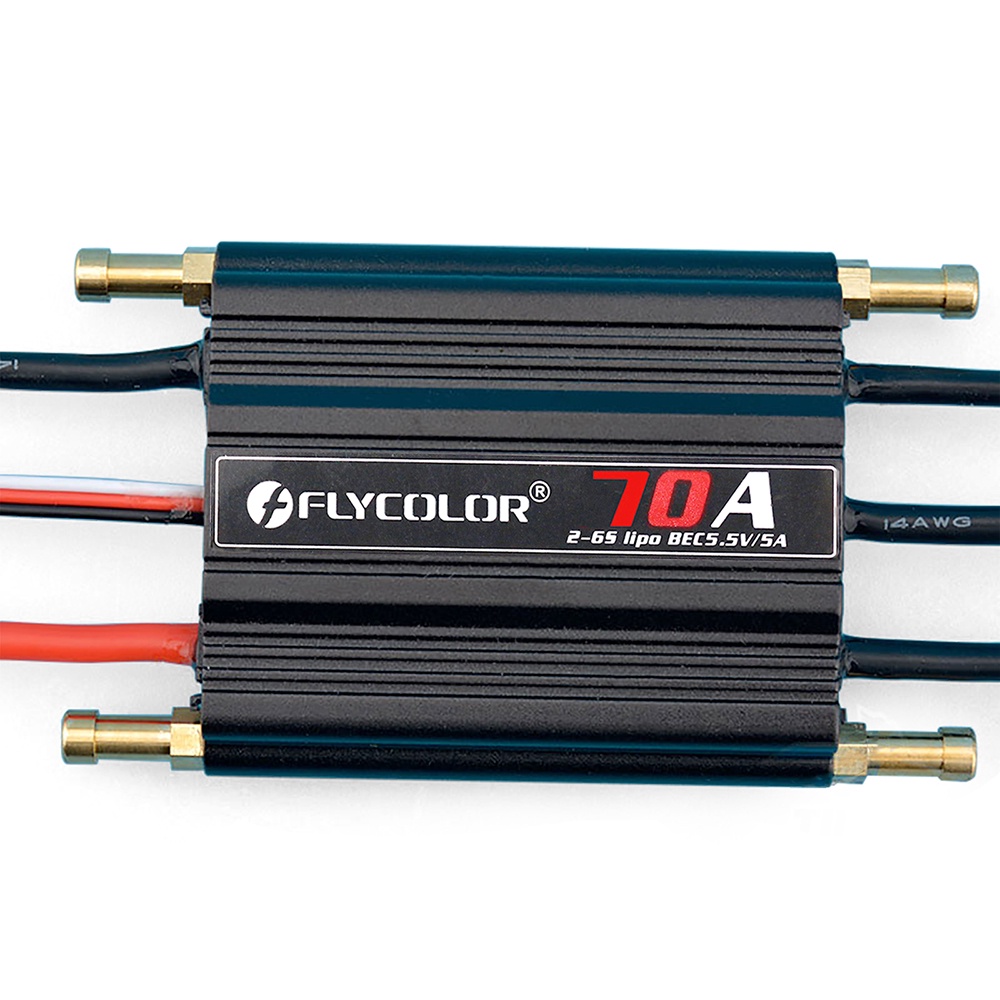 Bộ Điều Tốc Không Chổi Than Flycolor 50A / 90A / 120A / 150A Cho Thuyền Điều Khiển Từ Xa 2-6S BEC