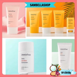 [Mẫu mới 2019] Kem chống nắng Innisfree các loại