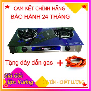 Bếp gas đôi mặt kính cao cấp kasuma - KA501 _ Hàng chính hãng