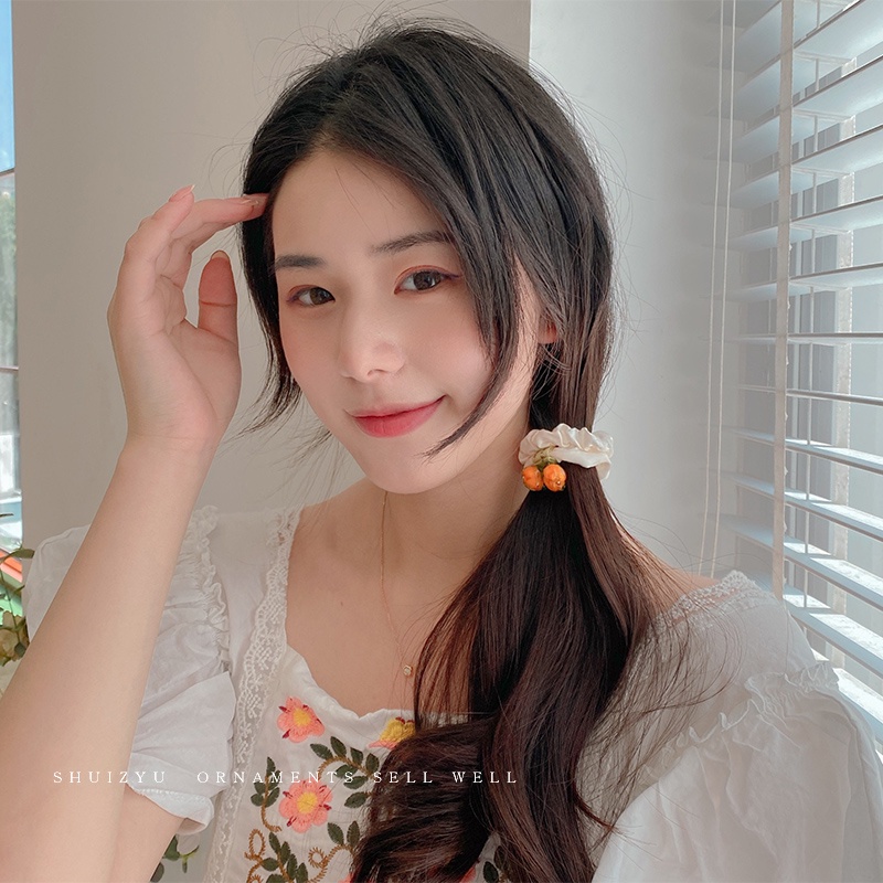 Dây Buộc Tóc Cao Su Co Giãn Thời Trang Mùa Hè Cho Nữ