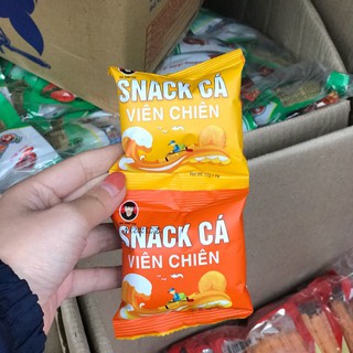 Snack cá viên chiên 😍 giòn giòn thơm thơm date mới💖💖💖💖