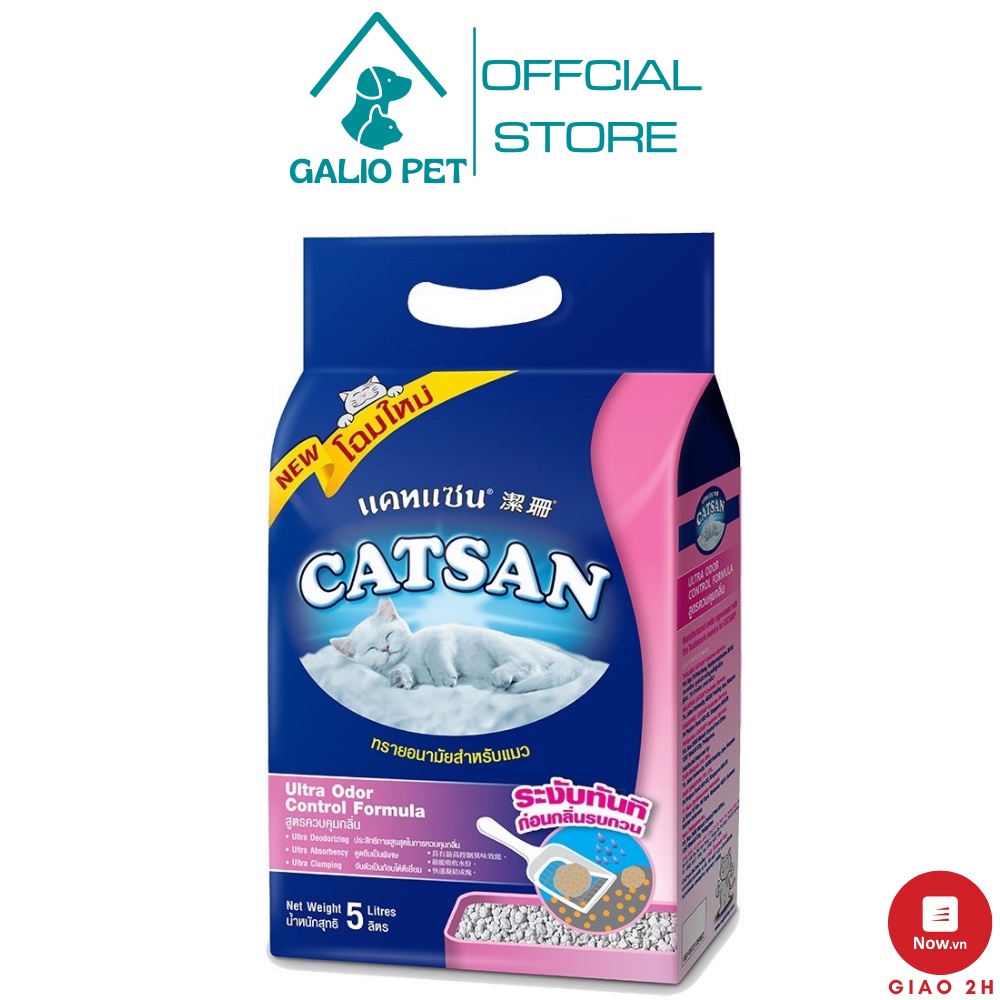 Cát vệ sinh cho mèo Catsan túi 5L