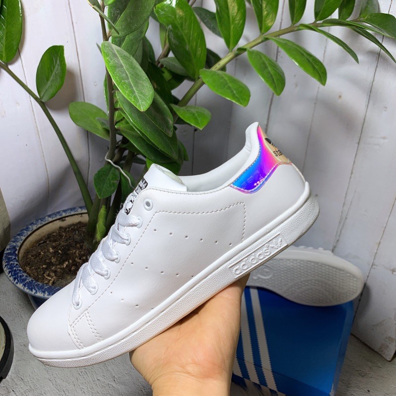 Giày add stan smith gót cầu vồng loại đẹp xịn - súp 694