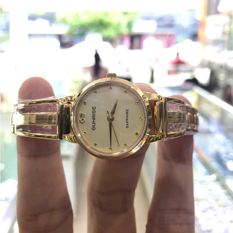 Đồng hồ nữ SUNRISE 9924SAT full hộp chính hãng, kính Sapphire chống xước, chống nước