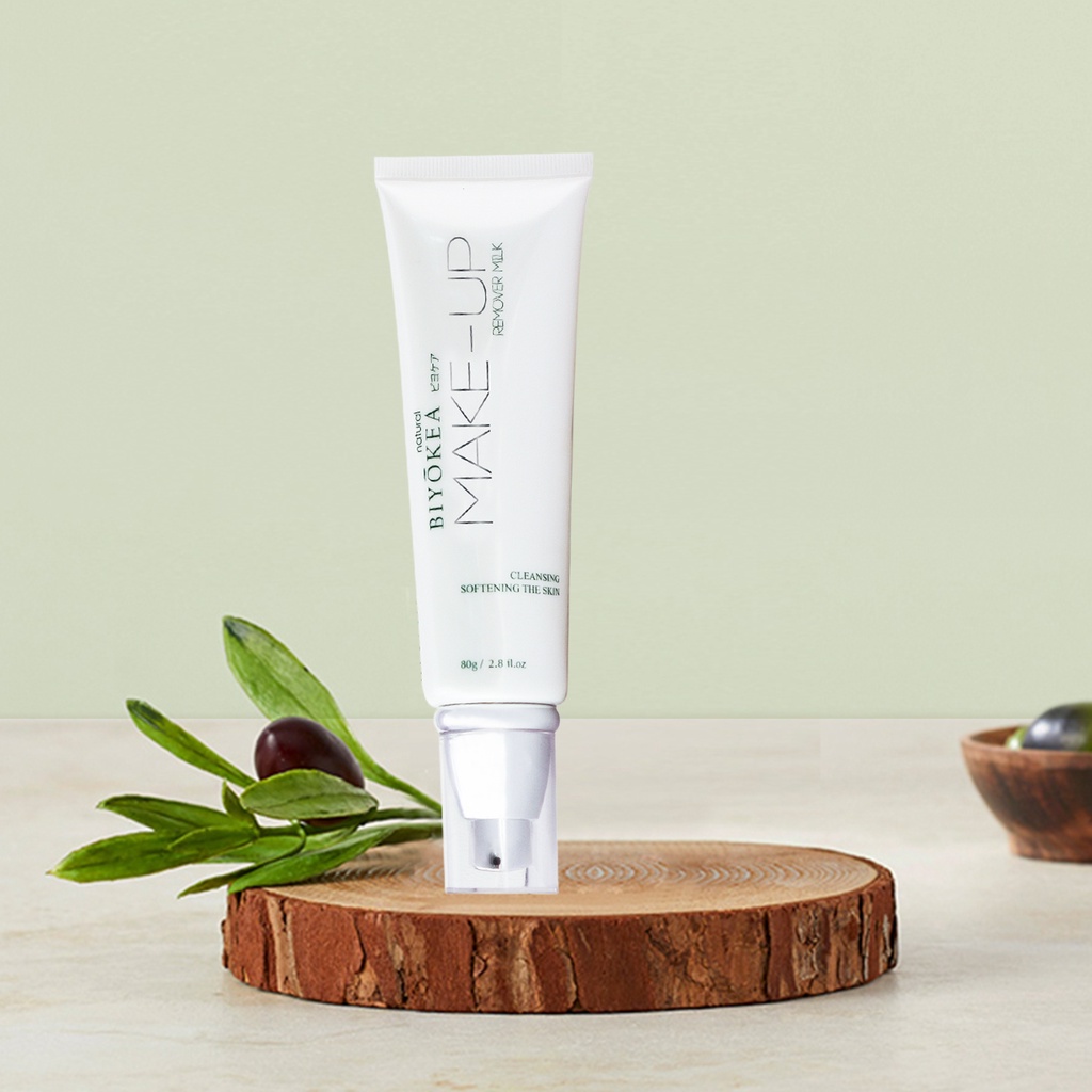 Bộ Mỹ Phẩm Thiên Nhiên Làm Sạch Da Cơ Bản Biyokea I Sữa Tẩy Trang Dịu Nhẹ I Sữa Rửa Mặt Không Bọt size 80/100gr