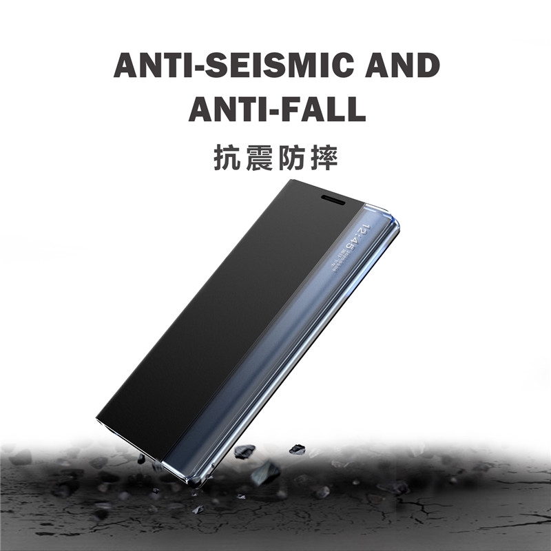 Sang Trọng Bao Da Điện Thoại Cứng Nắp Lật Có Chức Năng Bật / Tắt Màn Hình Thông Minh Cho Samsung Galaxy Note 20 Ultra Note 20 20pro Ốp