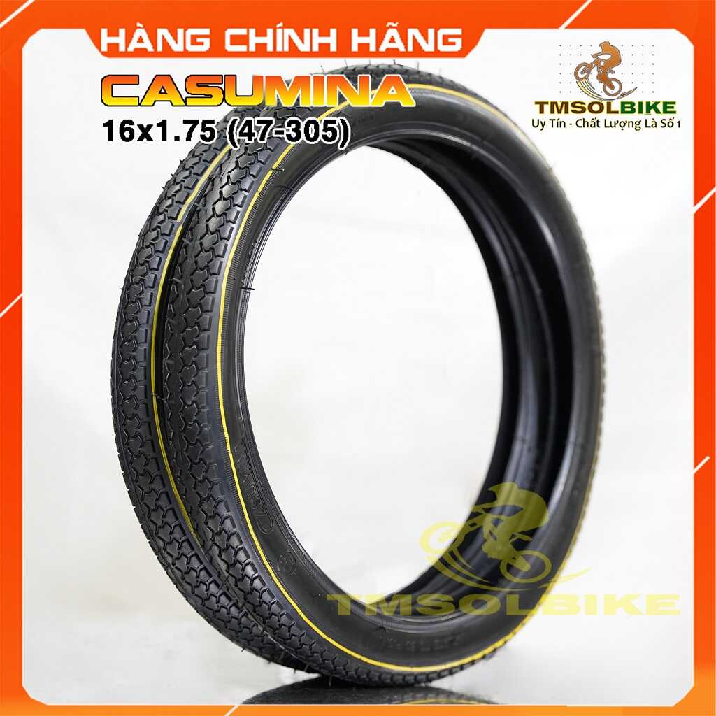 Vỏ Xe Đạp 16x1.75, Lốp Xe Đạp 16x1.75, Săm Vỏ Ruột Lốp Xe Đạp 16x.75