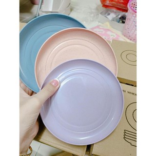Sét Đĩa Nhựa Lúa Mỳ , COMBO 6 CHIẾC ĐĨA LÚA MẠCH