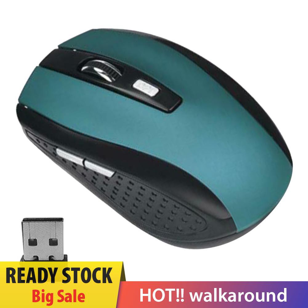 Chuột Quang Không Dây 6 Nút 2.4ghz 2000dpi Cho Notebook Pc