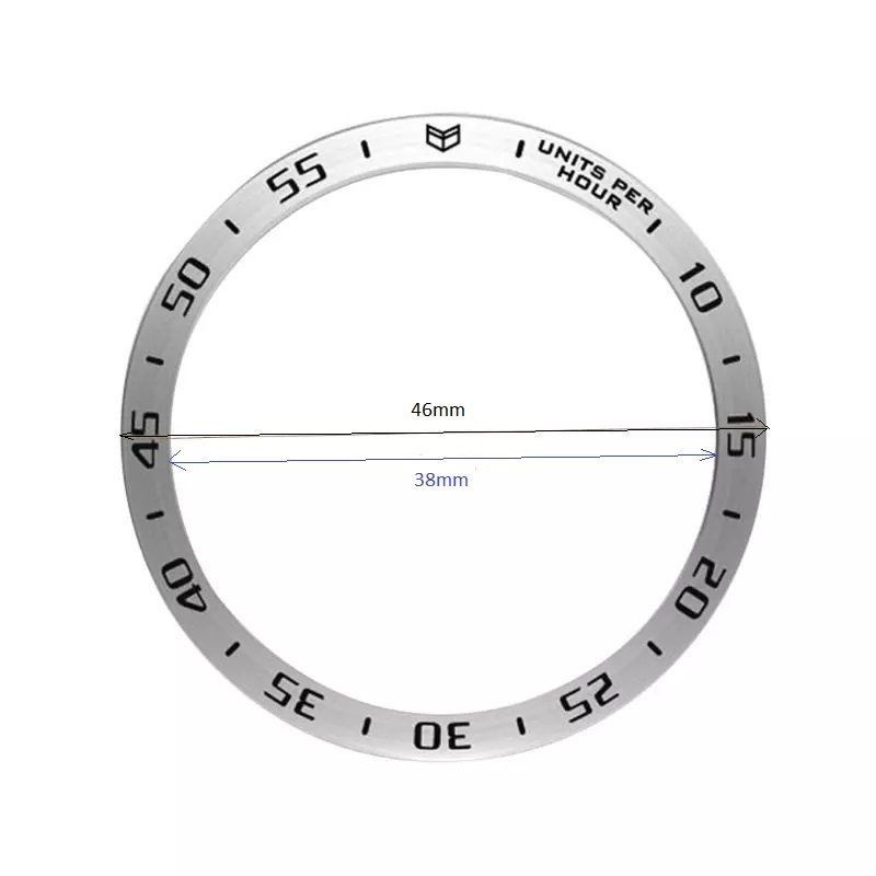 Khung viền bezel  + kính cường lực 2D cho Huawei GT3 46mm