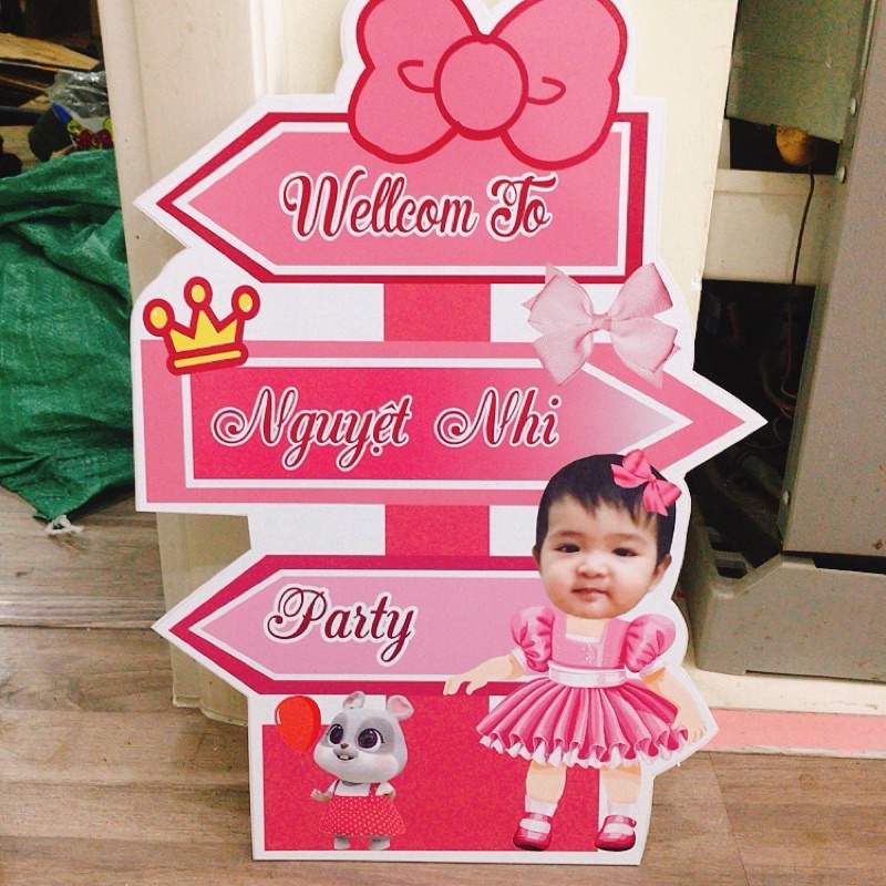 Cây welcome sinh nhật