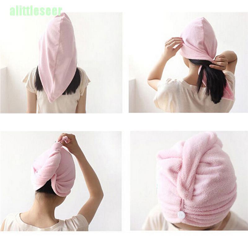 Khăn Quấn Khô Tóc Bằng Sợi Micro Tiện Dụng Cho Spa