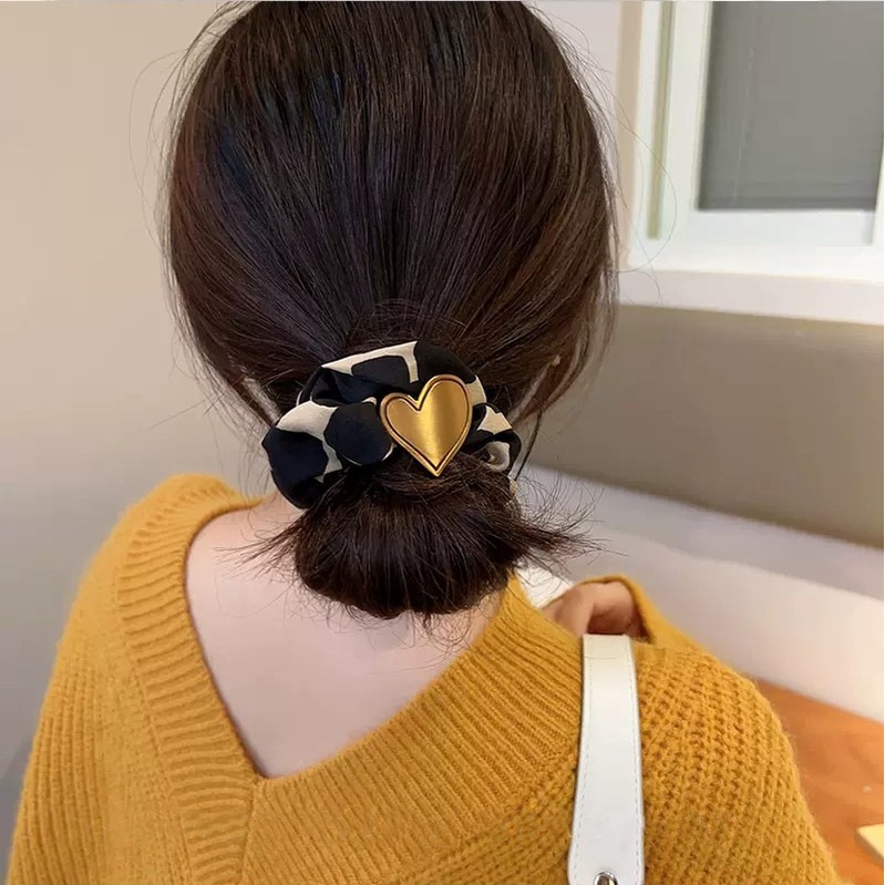 Dây Buộc Tóc Co Giãn Cao Cấp Thiết Kế Đơn Giản Dễ Phối Đồ