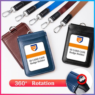 Da sang trọng ID Huy hiệu Chủ doanh nghiệp Thẻ làm việc Dây buộc Thẻ quản lý Giấy chứng nhận Văn phòng