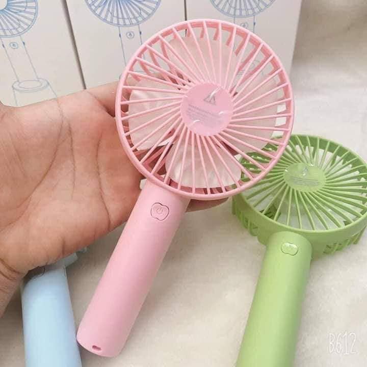 Quạt Mini Cầm Tay 3 Tốc Độ CÓ DÂY SẠC+ PIN | BigBuy360 - bigbuy360.vn