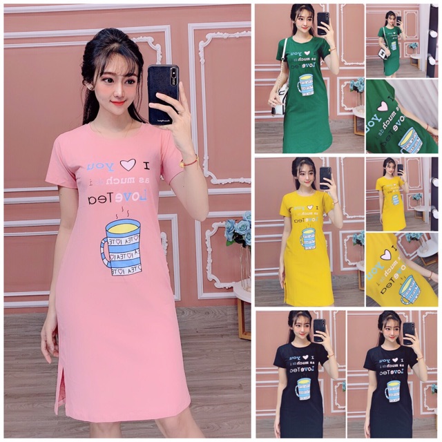 Đầm thun thái cao cấp hàng shop cực rẻ | BigBuy360 - bigbuy360.vn